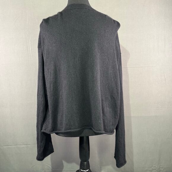 Sofie D’Hoore Sweater Women’s M 100% Cashmere Cardigan Quiet Luxury Soft Black - Picture 3 of 13